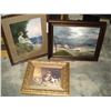 Image 1 : OIL PAINTING AND 2 PRINTS