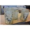 Image 2 : SET OF THREE ACID GLASS CONTAINERS
