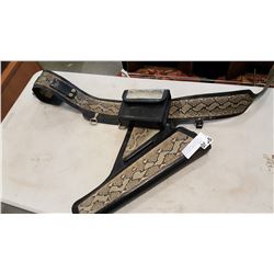 HIGH END CUSTOM PYTHON SKIN AND LEATHER COMPETITION QUIVER