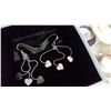Image 2 : PAIR OF SILVER EARRINGS