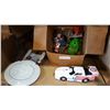 Image 1 : VINTAGE BOX OF STAR TREK ENTERPRISE, CAPTAIN AMERICA, RAMBO, ETC.