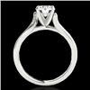 Image 2 : 1.18 CTW H-SI/I Certified Diamond Solitaire Ring 10K White Gold - REF-180W2F - 35285