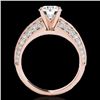 Image 2 : 1.58 CTW H-SI/I Certified Diamond Solitaire Antique Ring 10K Rose Gold - REF-172W8F - 34622