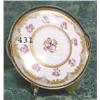 Image 1 : Fine Nippon keyhole cake plate with ros