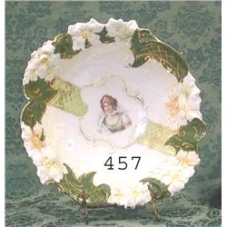 RS Prussia Ring mold Queen Louisa portrait bowl wi