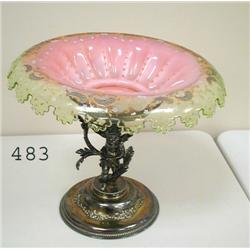 Fine opalescent pink to green rolled ed