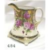 Image 1 : UM footed milk pitcher with rose decora