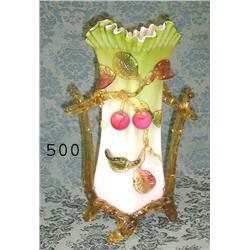 Stevens & Williams style 12 ½" cased va