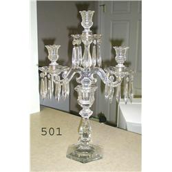 20 ½" Heisey(?) candelabra
