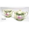 Image 1 : RS Prussia RM RSP creamer and sugar with roses - h