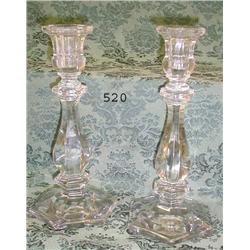 Fine UM crystal candlesticks