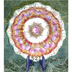 UM Nippon 10 ½" bowl with turquoise rim