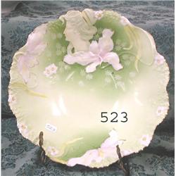 RS Prussia UM RSP Hidden Image 10 ¼" bowl with gre