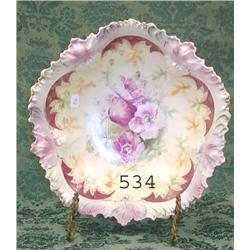 RS Prussia Fine RM RSP 10 ½" Iris variation 5 lobe