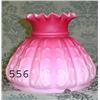 Image 1 : Cased pink to deep cranberry ruffled sh