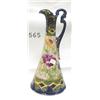 Image 1 : UM Nippon cobalt ewer with floral and b