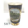 Image 1 : Karlsbad 1911 cobalt & gold cup with en