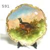 Image 1 : UM 10" game plate with pheasant and gol