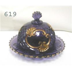 Purple Croesus covered butter or cheese