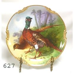 10 ½" Limoges Coronet game plate with 2