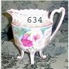 Image 1 : RS Prussia RM RSP 3 ½" footed creamer with peonies