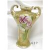 Image 1 : 11" Nippon 2-handle shouldered vase wit
