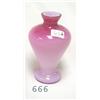 Image 1 : Small pink cased vase - app. 4 ½"