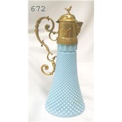 Fine 14" turquoise diamond cut claret j