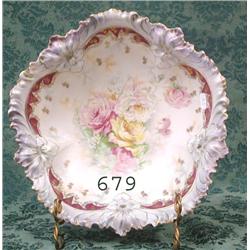 RS Prussia RM RSP Iris mold variation 5-lobed bowl