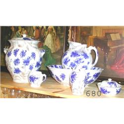 Fine 9 pc. Humphrey Bros. "Dresden" flo