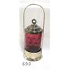 Image 1 : Cranberry coin dot pickle caster in sil