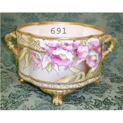 Exceptional Nippon gold decorated 4-foo