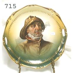 UM 10 ½" gold dec. Mariner keyhole plat