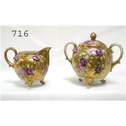 UM Nippon footed gold wash cream and su