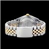 Image 3 : Rolex Men's Two Tone 14K Gold/SS, QuickSet, Diam Dial & Diam/Sapphire Bezel - REF-575X6Y