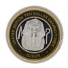 Image 1 : .999 Silver Luxor Las Vegas, Nevada $10 Casino Limited Edition Gaming Token
