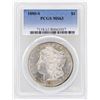 Image 1 : 1880-S $1 Morgan Silver Dollar Coin PCGS MS63