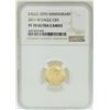 Image 1 : 2011-W $5 American Gold Eagle Coin NGC PF70 Ultra Cameo 25th Anniversary