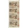 Image 1 : Uncut Sheet of (4) State of Louisiana Baby Bond Obsolete Notes