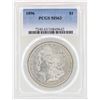 Image 1 : 1896 $1 Morgan Silver Dollar Coin PCGS MS63