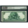 Image 2 : 1902 $5 Red Seal Mellon National Bank Note Pittsburgh, PA CH#6301 PMG Ch. Unc. 6