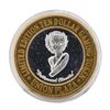 Image 1 : .999 Silver Plaza Hotel & Casino Las Vegas, NV $10 Limited Edition Gaming Token