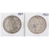 Image 1 : Lot of 1889 & 1900 $1 Morgan Silver Dollar Coins