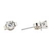 Image 2 : 14KT White Gold 0.47 ctw Diamond Studs