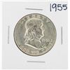 Image 1 : 1955 Franklin Half Dollar Silver Coin