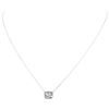 Image 2 : 14KT White Gold 0.15 ctw Diamond Necklace
