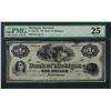 Image 1 : 1862-65 $1 The Bank of Michigan Obsolete Note PMG Very Fine 25