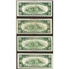 Image 2 : Lot of (4) 1953 $10 Silver Certificate Notes