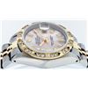 Image 2 : Rolex Ladies Two Tone 14K Pink Mother Of Pearl Pyramid Diamond Datejust