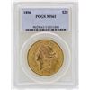 Image 1 : 1896 $20 Liberty Head Double Eagle Gold Coin PCGS MS61